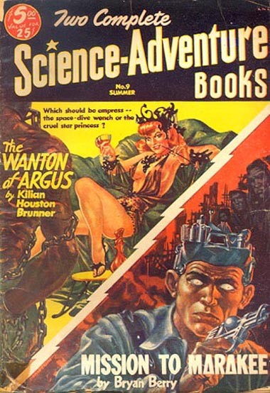 Two Complete Science-Adventure Books #9, Summer 1953 Dual Cover