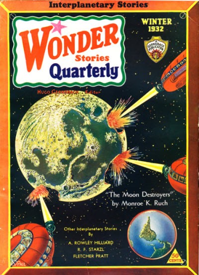 Frank R. Paul's Moon Destroyers, Wonder Stories Quarterly Winter 1932