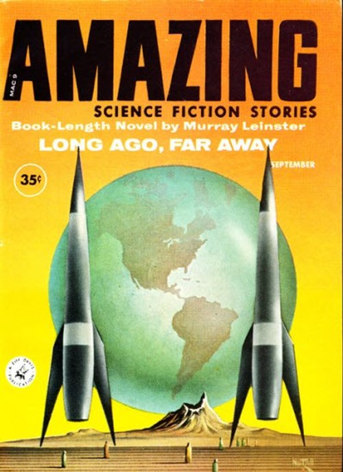 Amazing Science Fiction Stories Sept 1958 – Twin Rockets Over Primordial Earth