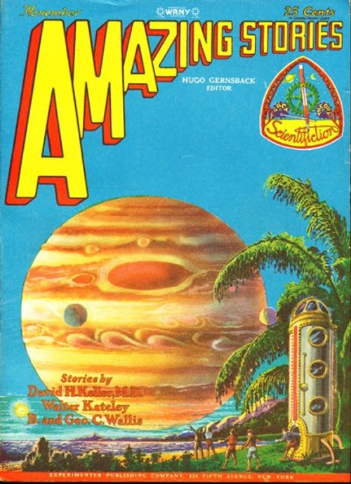 Frank R. Paul's Jupiter Cover, Amazing Stories November 1931
