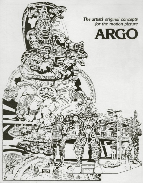 ARGO Film Concept Art: Mesoamerican Sci-Fi Deity Mech Warriors, 1979