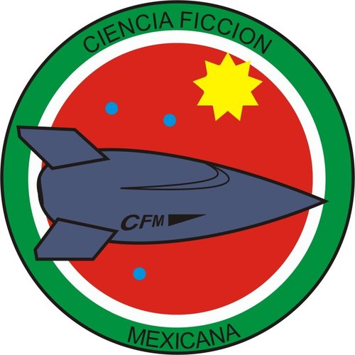 CFM Ciencia Ficcion Mexicana Club Logo – Rocket Badge Emblem