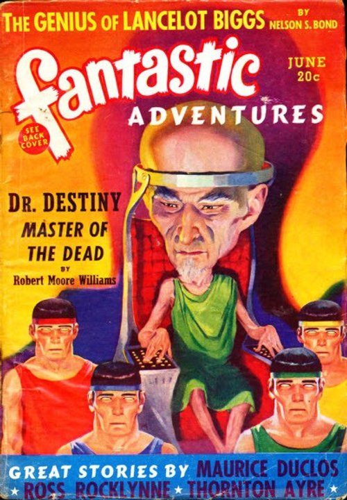 Dr. Destiny Master of the Dead – Fantastic Adventures June Pulp Cover