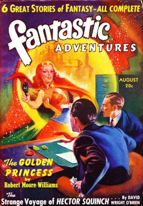 Golden Princess Portal Fantasy, Fantastic Adventures August 1940