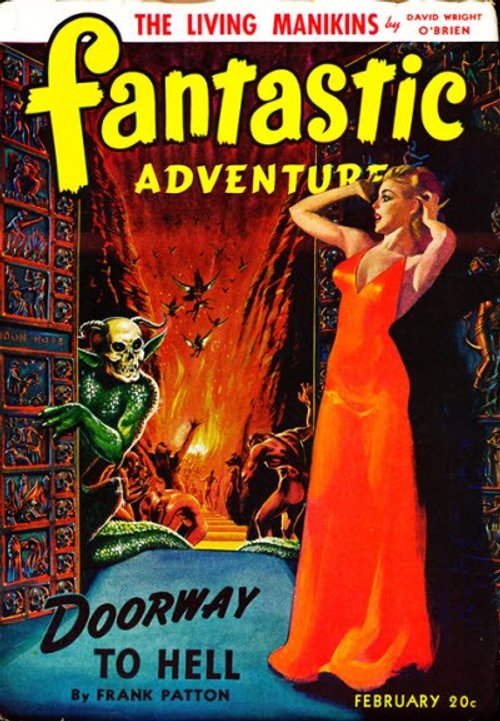 Doorway to Hell – Fantastic Adventures Feb 1942 Demon Gateway Cover