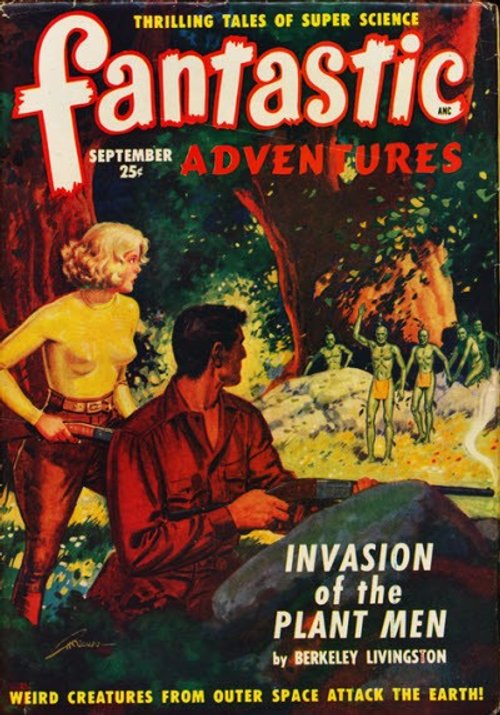 Invasion of the Plant Men – Fantastic Adventures September 1941 Cover