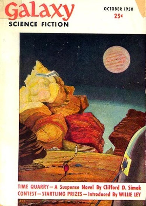 Galaxy Science Fiction October 1950 Premiere Issue: Alien Rocky Landscape