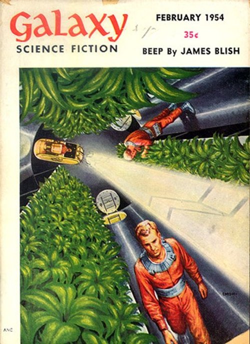 Emsh's 'Beep' Cover – Galaxy Science Fiction, February 1954
