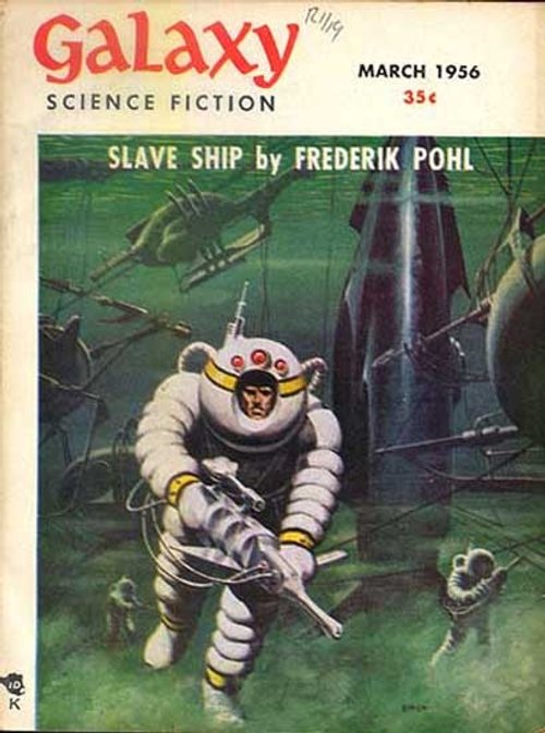 Armored Diver Battles Alien Wreckage – Galaxy Science Fiction, March 1956