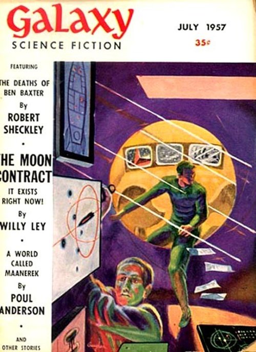 Galaxy Science Fiction July 1957 – Zero-G Combat in a Space Station