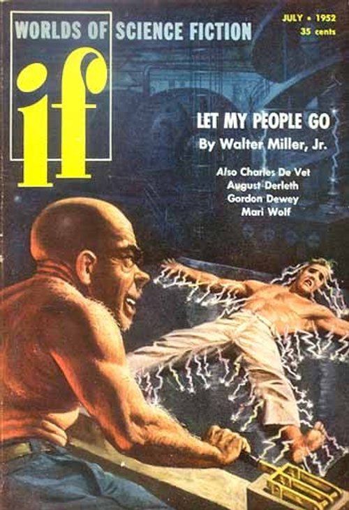 IF Worlds of Science Fiction July 1952 – Electric Torture Cover Art