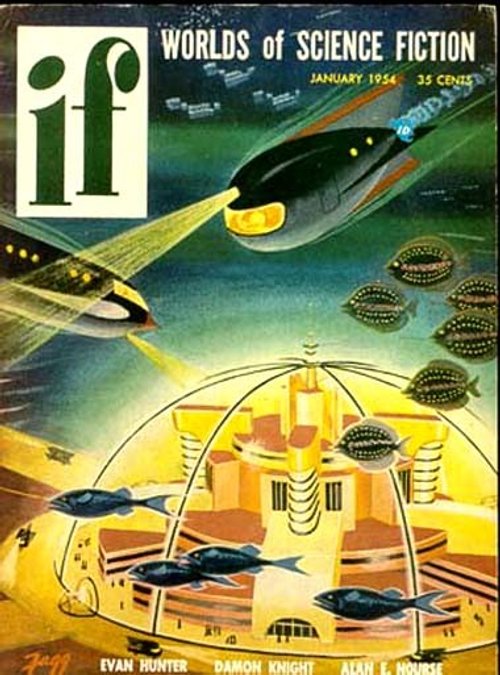 Underwater Dome City Under Alien Attack — If Magazine, January 1954