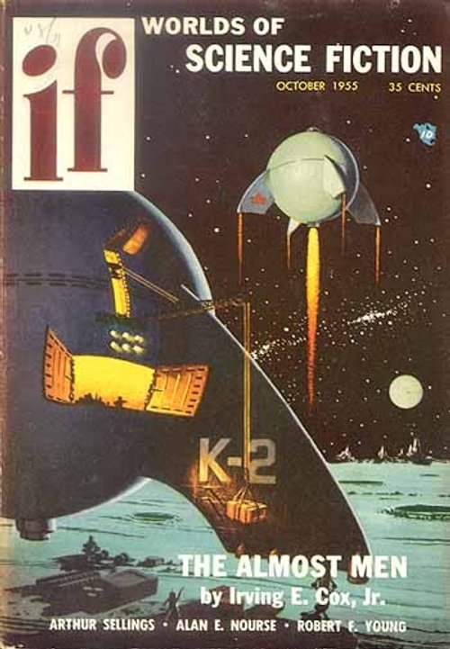 Rocket Battle at K-2 Moon Base, IF Worlds of Science Fiction, October 1955