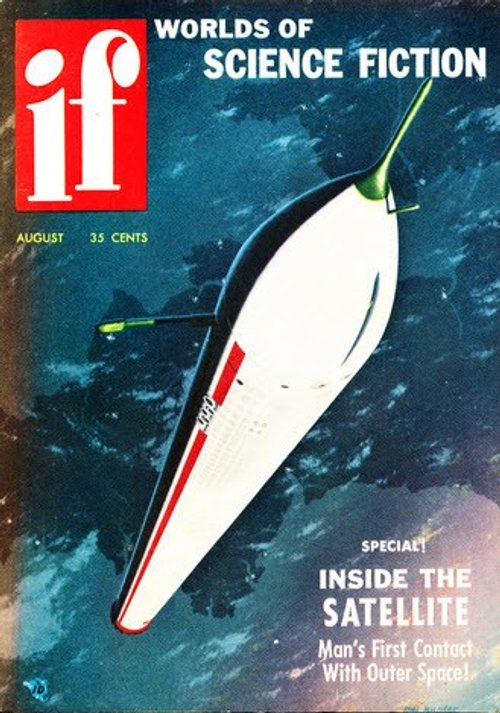 Sleek Orbital Satellite Soars Over Earth — If Magazine August 1958