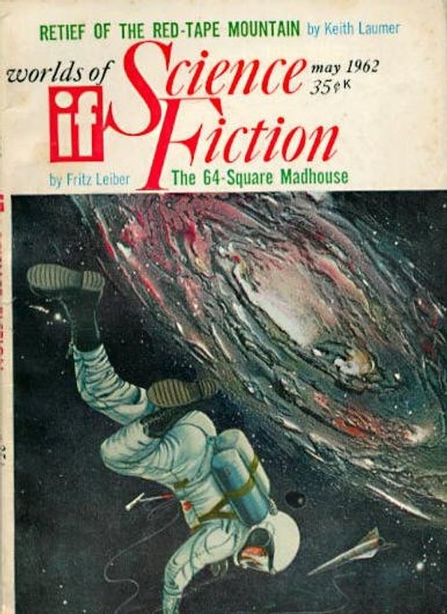Untethered Astronaut Lost in Galaxy, If Worlds of Science Fiction May 1962