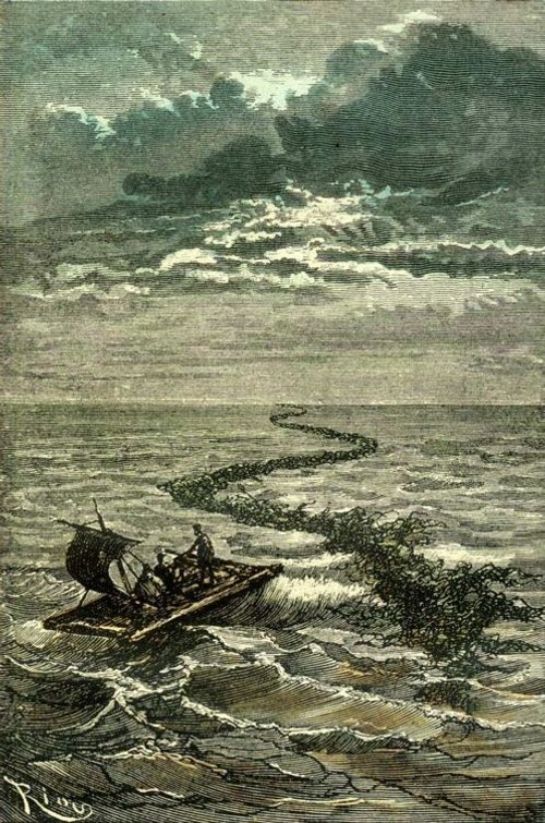 Édouard Riou's Sea Serpent Chase – Jules Verne's Journey to the Center of the Earth