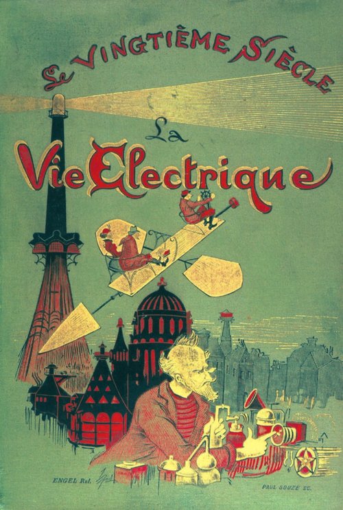 La Vie Électrique – Albert Robida's Electric Future, 1890 Book Cover