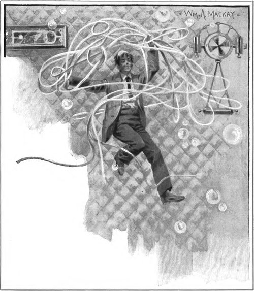 Wm. A. MacKay: Man Entrapped by Electric Coils, Early Electrical Horror