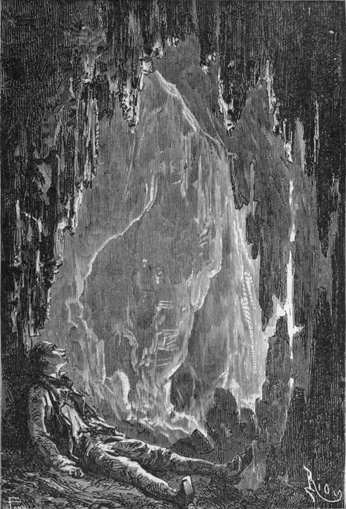 Édouard Riou's Cave of Luminous Minerals — Journey to the Center of the Earth