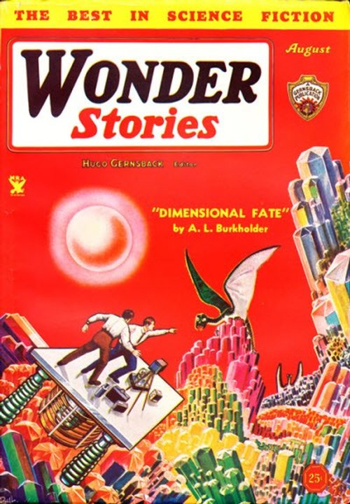 Frank R. Paul's Dimensional Fate – Wonder Stories August 1932