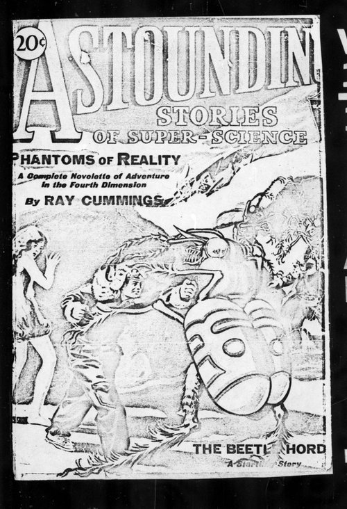 Astounding Stories of Super-Science 1930 'Phantoms of Reality' Ray Cummings Cover