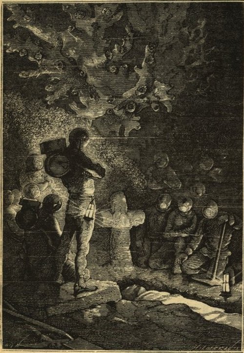 Jules Verne Undersea Explorers Encounter Bioluminescent Cave Creatures