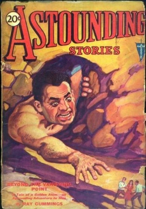Astounding Stories 'Beyond the Vanishing Point' Cover, Ray Cummings, 1930s