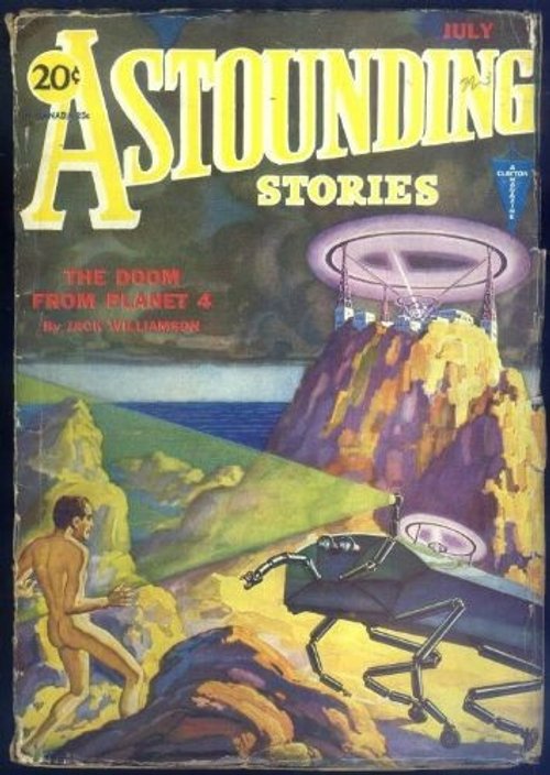 Astounding Stories July 1931 – Robot Menace in 'The Doom from Planet 4'