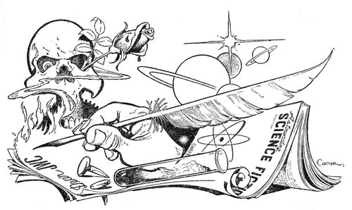 Cartier's Allegorical Vignette for Astounding Science Fiction, c.1950s