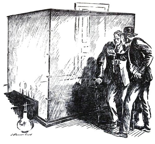 J. Flemmo-Gould's Time Machine Cabinet — Victorian Sci-Fi Pen-and-Ink