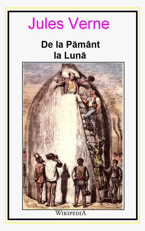 Jules Verne's Columbiad Projectile Boarding Scene, 'From Earth to Moon' 1865