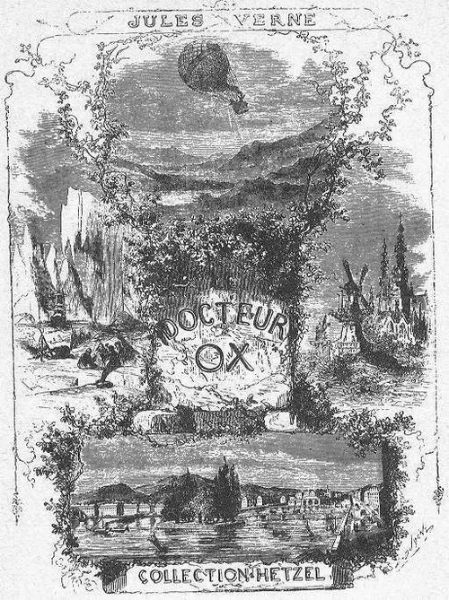 Docteur Ox — Jules Verne Hetzel Edition Frontispiece, c.1874