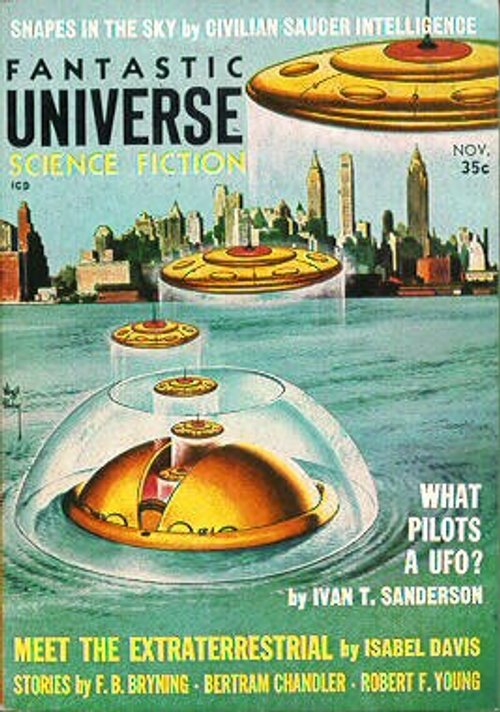 Flying Saucers Over New York City – Fantastic Universe Nov 1957