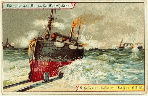 Hildebrands 1900 Future Vision: Ocean-Going Rail Ship, Schiffseisenbahn