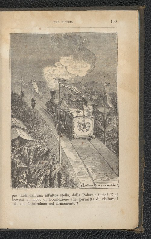 Steam Train to the Stars — Flammarion's Interstellar Railway Vision, c.1880s