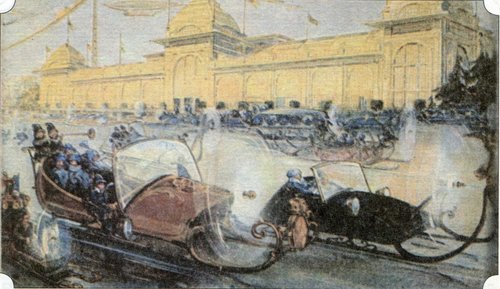Albert Robida's Paris of the Future: Aerial Gondolas at the Grand Exposition c.1890