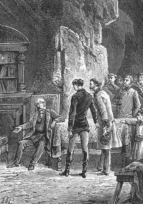 Jules Verne's Underground Encounter: Journey to the Center of the Earth, c.1864