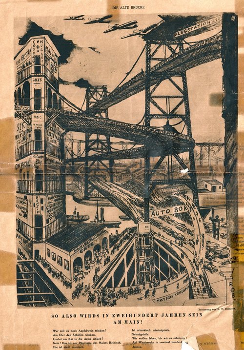 Frankfurt am Main in 200 Years: Heinisch's 1920s Retro-Futurist City Vision