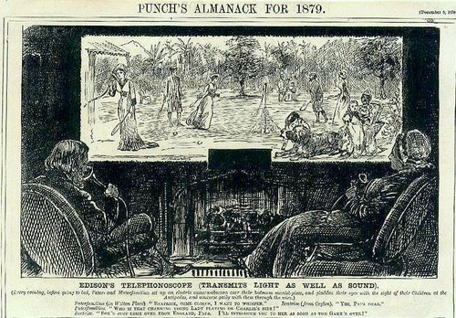 Edison's Telephonoscope: Punch's 1879 Vision of Video Calling