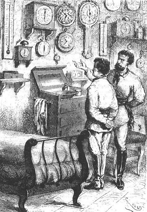 Jules Verne's Nautilus Instruments Room — Neuville & Riou, 20,000 Leagues