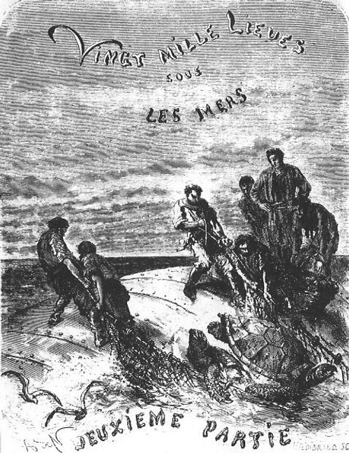 Édouard Riou's Nautilus Deck Scene — 20,000 Leagues Under the Sea Part II