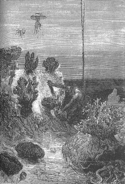 Martians Wade Ashore — Henrique Alvim Corrêa War of the Worlds, 1906