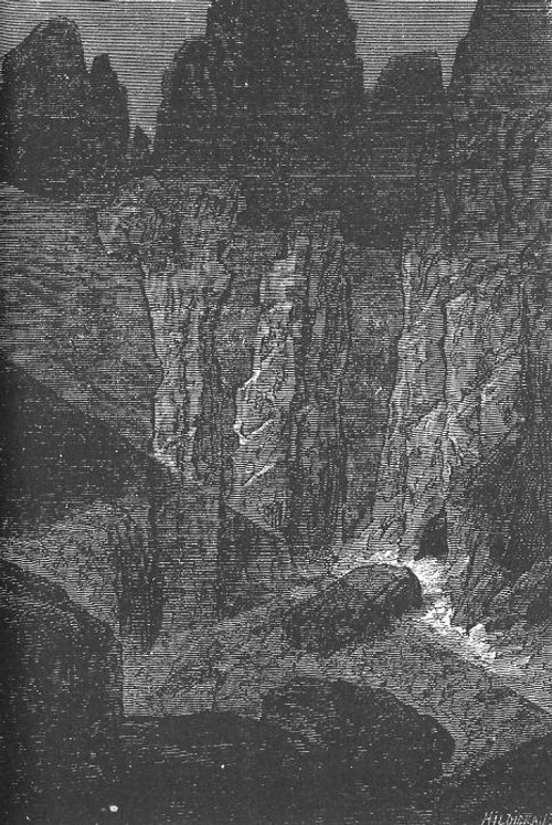 Twenty Thousand Leagues Under the Sea – Volcanic Abyss by de Neuville & Riou