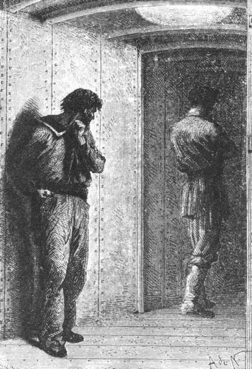 Twenty Thousand Leagues Under the Sea – Corridor Aboard the Nautilus, 1871