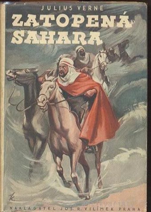 Julius Verne 'Zatopená Sahara' Czech Edition — Flooded Desert Riders