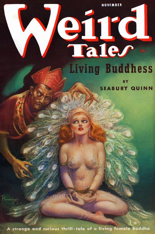 Weird Tales 'Living Buddhess' Cover by Margaret Brundage, November 1932