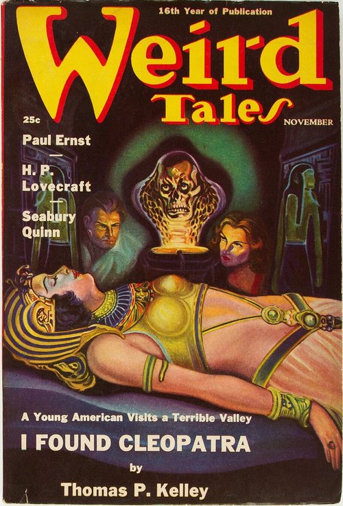 Weird Tales Nov 1938 — 'I Found Cleopatra' by Thomas P. Kelley