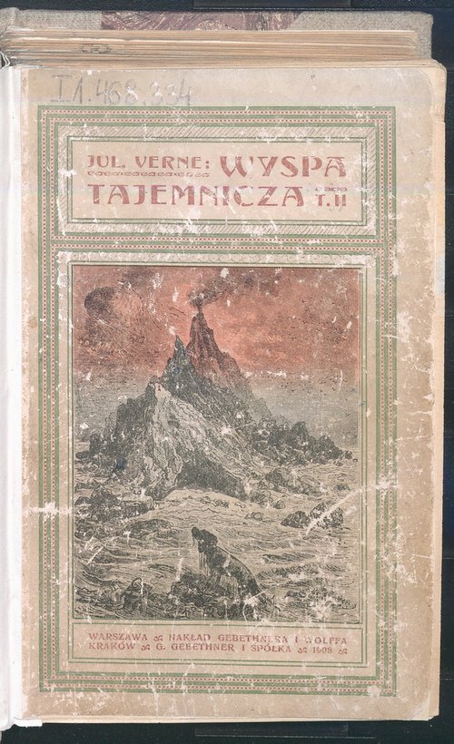 Jules Verne's Mysterious Island Vol.2 Polish Edition 1908 Volcanic Cover