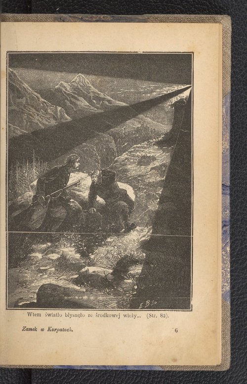 Mysterious Light Beam from Castle Tower – Zamek w Karpatach 1894