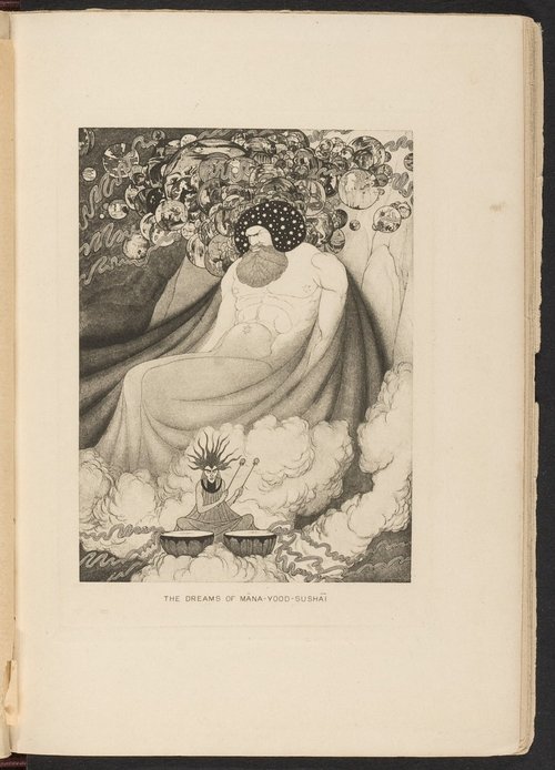 The Dreams of Mana-Yood-Sushai – Sidney Sime for Dunsany's Gods of Pegāna